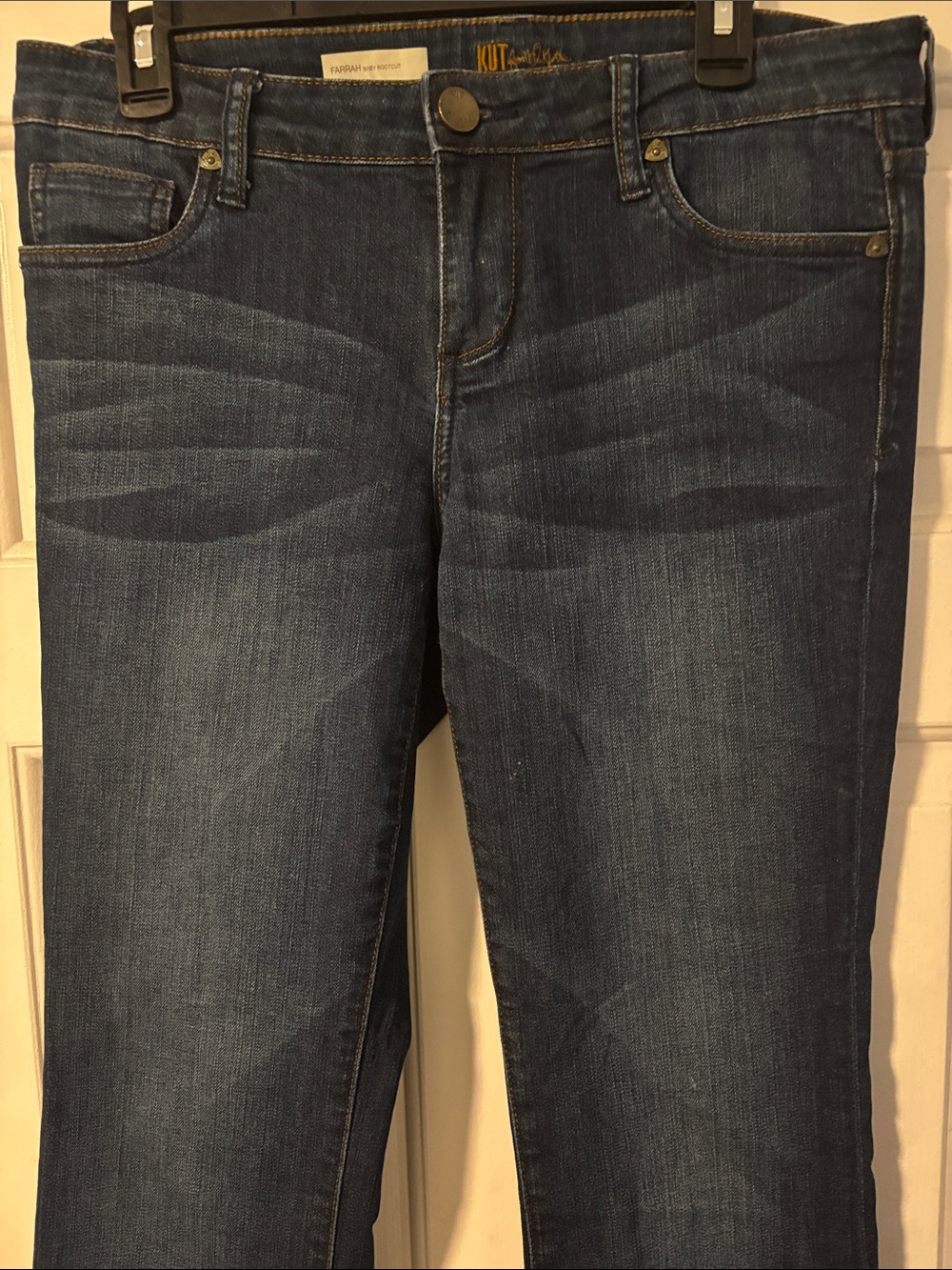 Kut from the Kloth Women’s Skinny Jeans in Dark Blue Wash Size 8